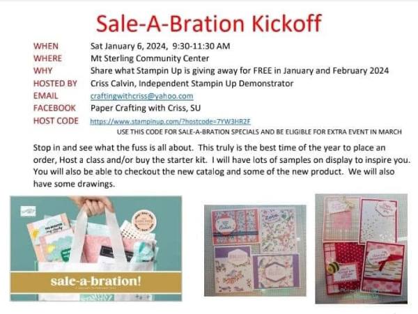 Sale a Bration Kickoff