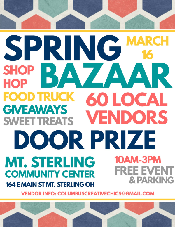 Spring Bazaar - March 16