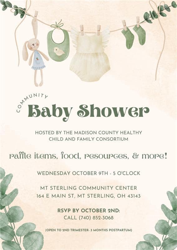 Baby Shower, Madison County